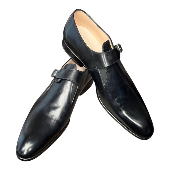 ZENOBI MONK STRAP LOAFERS BLAKE ITALIAN HAND CRAFTED MENS DRESS SHOES NEW IN BOX - Picture 1 of 9